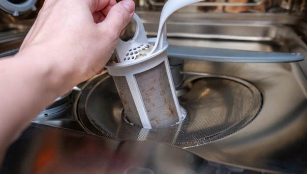 تمیز نکردن فیلترهای ماشین ظرفشویی
