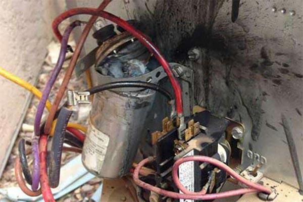 خراب شدن خازن کولر گازی