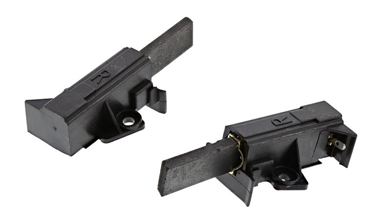 کربن براش موتور ماشین لباسشویی فرسوده شده است