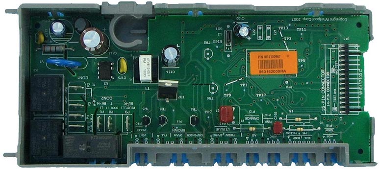 برد کنترل ماشین ظرفشویی خراب شده است