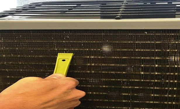 فینهای کویل را صاف کنید