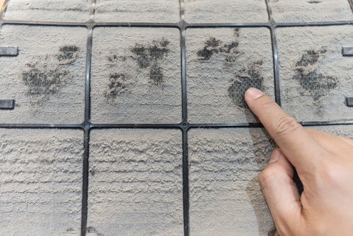 کثیف بودن فیلتر هوا